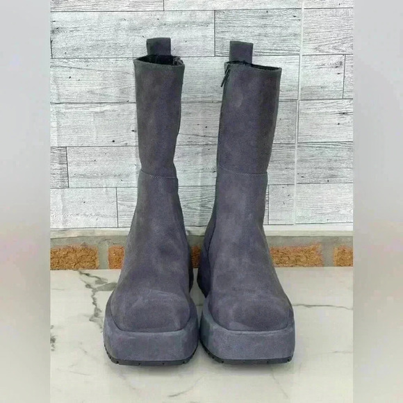 Equitare Nilton pewter suede boot size 38/8 - Picture 3 of 13